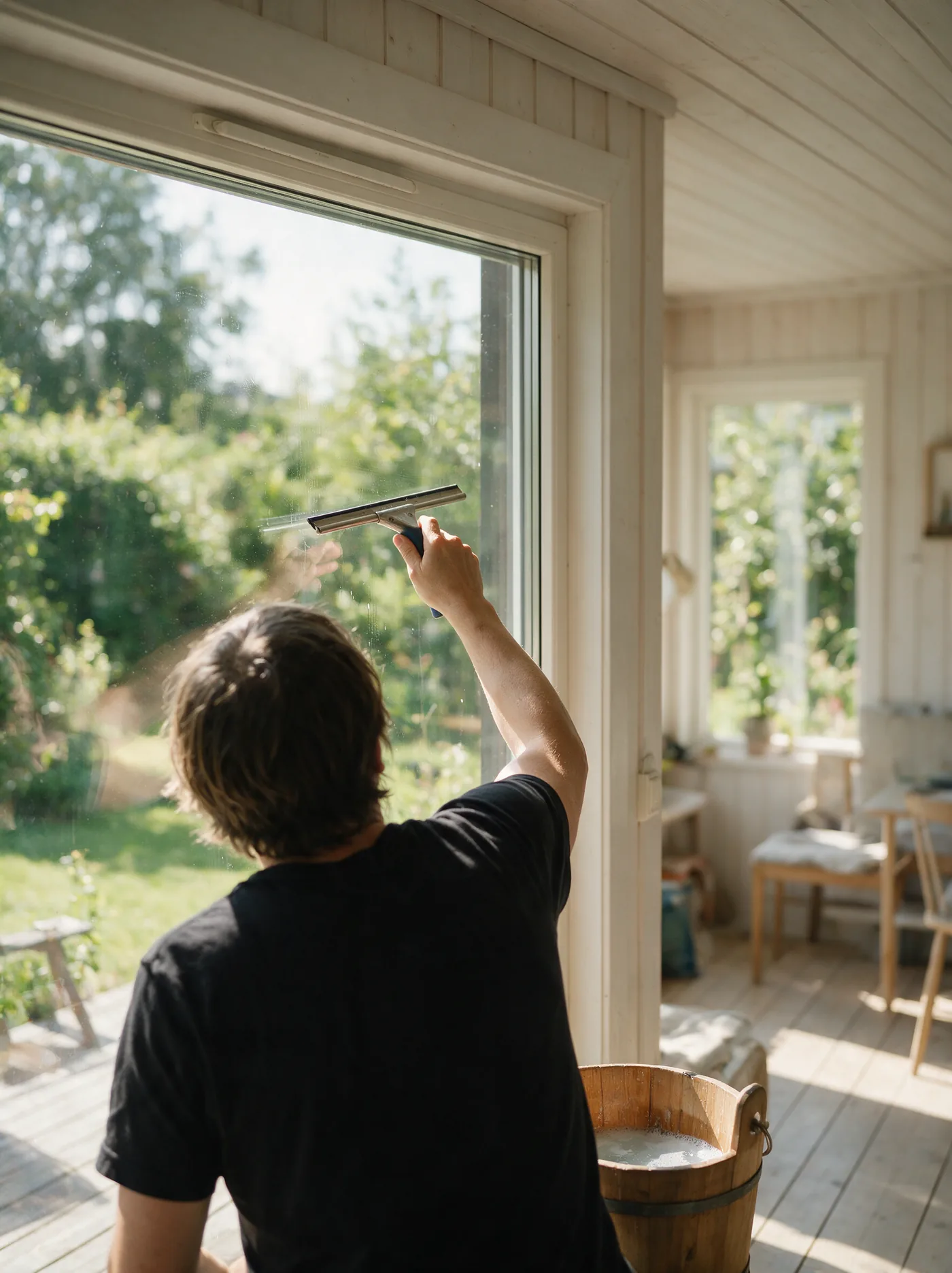 Fönsterputsning